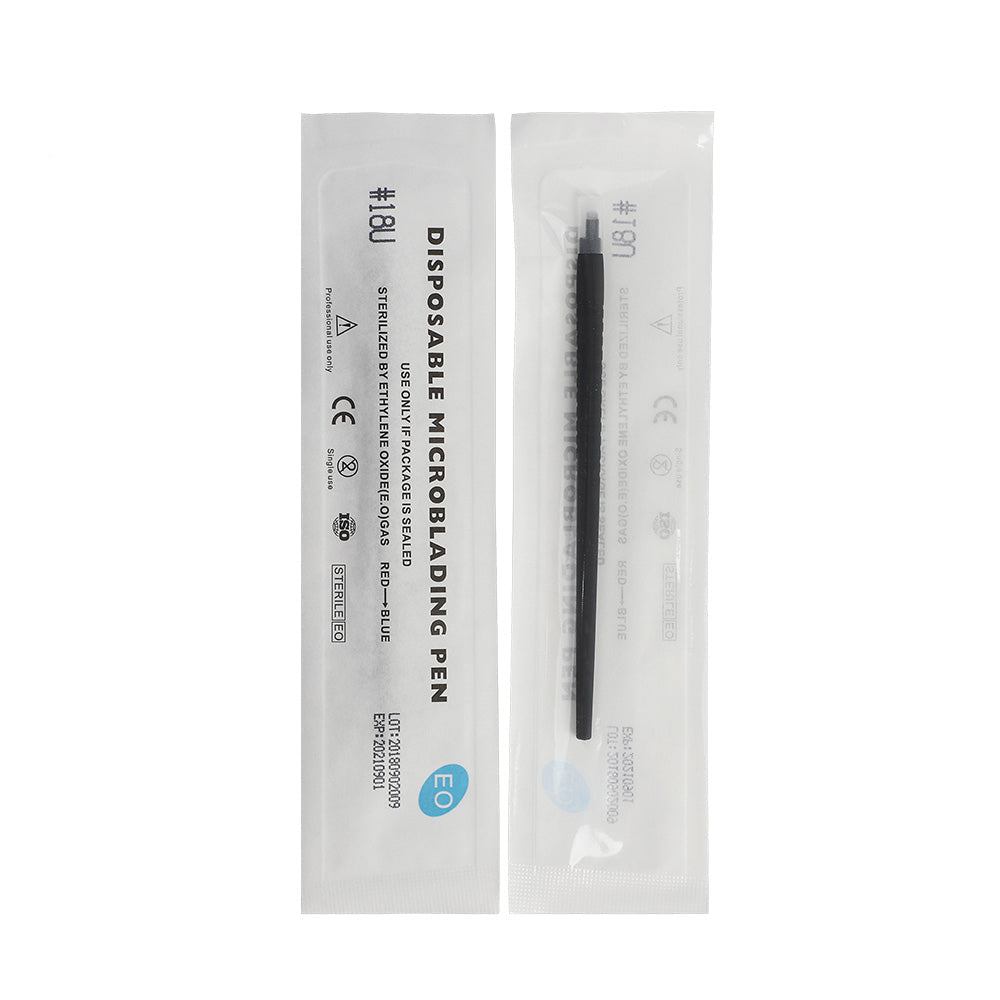 Nami Matte Black Disposable Microblading Pen – 18U / 0.16mm