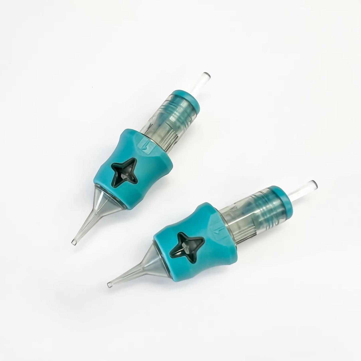 Neccih Quad Star Tattoo Needle Cartridge – Blue Silicone Grip