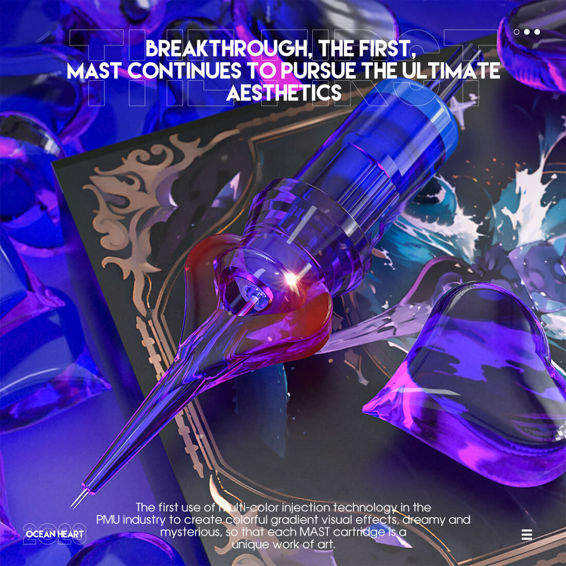 Mast Ocean Heart PMU Cartridges Needles – Box of 20