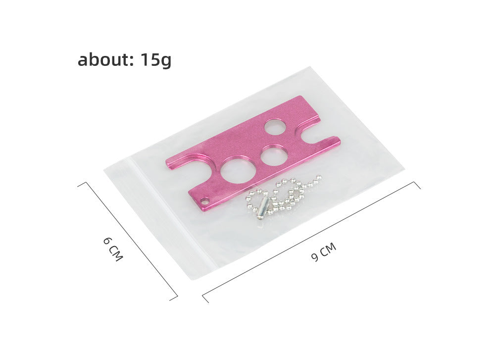 Multi-Functional Essential Oil Bottle Opener Keychain - 10 PIECES