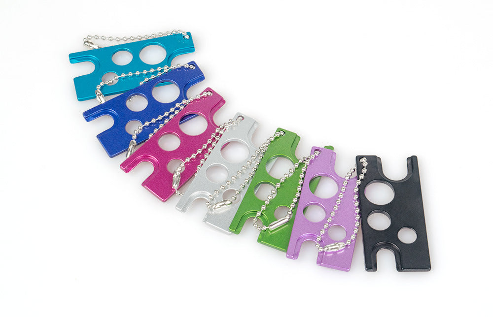 Multi-Functional Essential Oil Bottle Opener Keychain - 10 PIECES