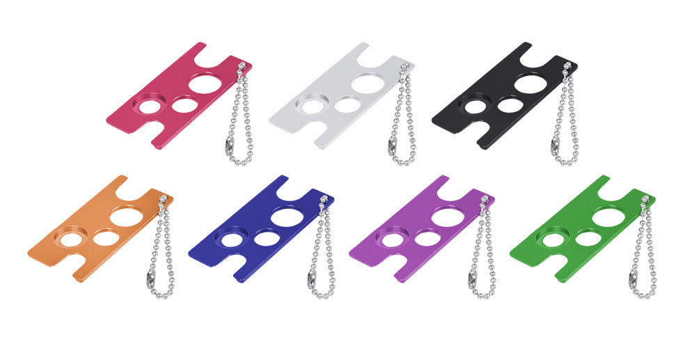 Multi-Functional Essential Oil Bottle Opener Keychain - 10 PIECES