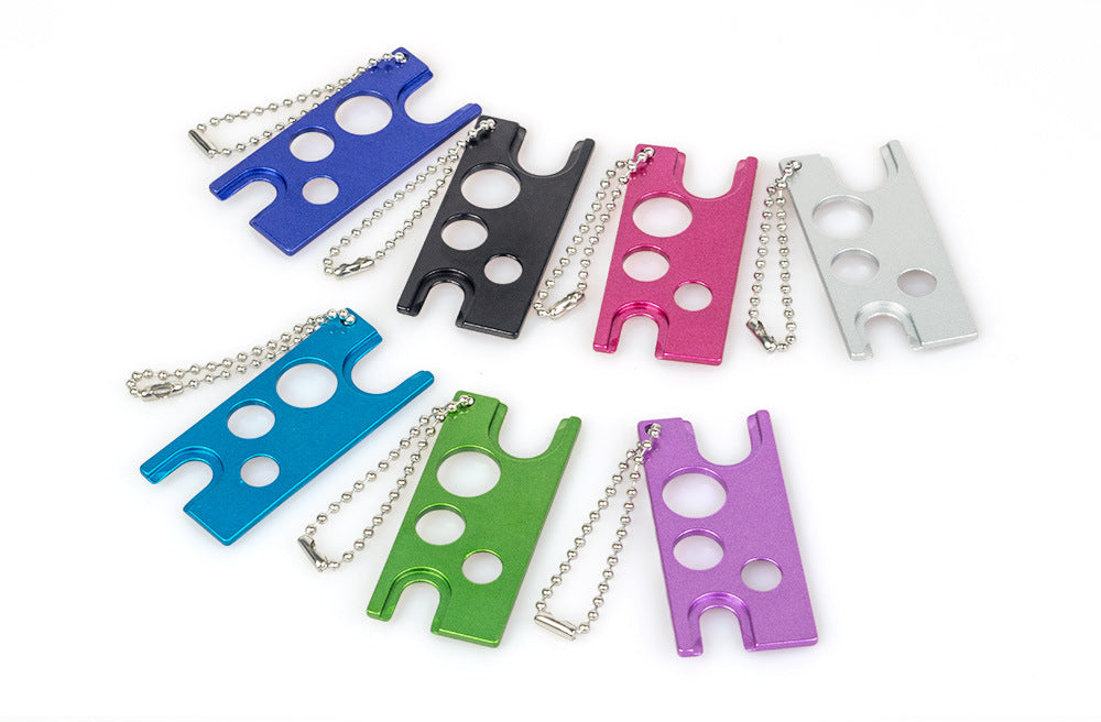 Multi-Functional Essential Oil Bottle Opener Keychain - 10 PIECES