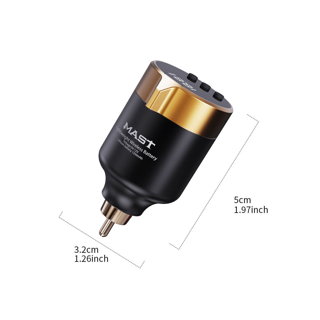 Mast T1 Wireless Battery PMU Tattoo-Netzteil