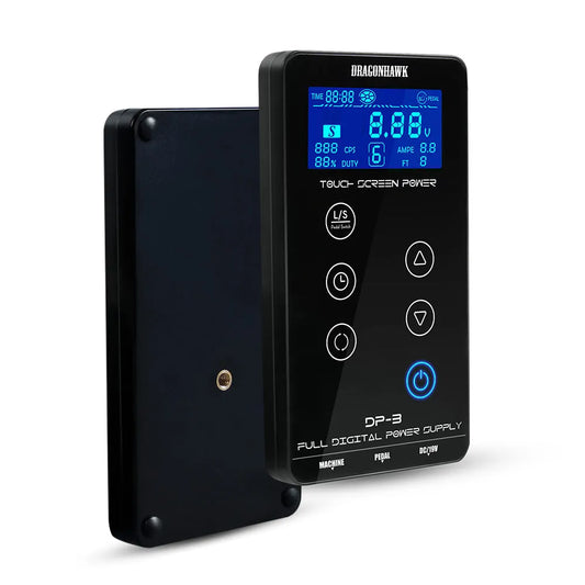 DragonHawk Mast Touch Screen Digital LCD Tattoo Power Supply