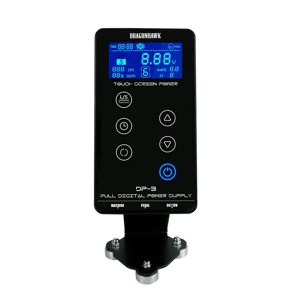 DragonHawk Mast Touch Screen Digital LCD Tattoo Power Supply
