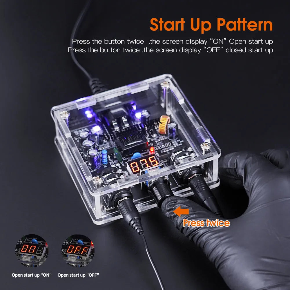 Dragonhawk Tattoo PMU LCD Screen Power Supply