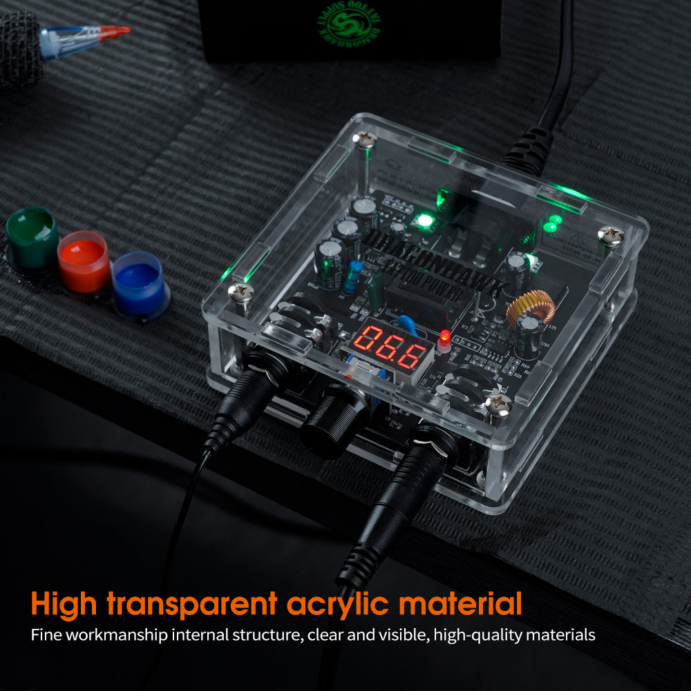 Dragonhawk Tattoo PMU LCD Screen Power Supply