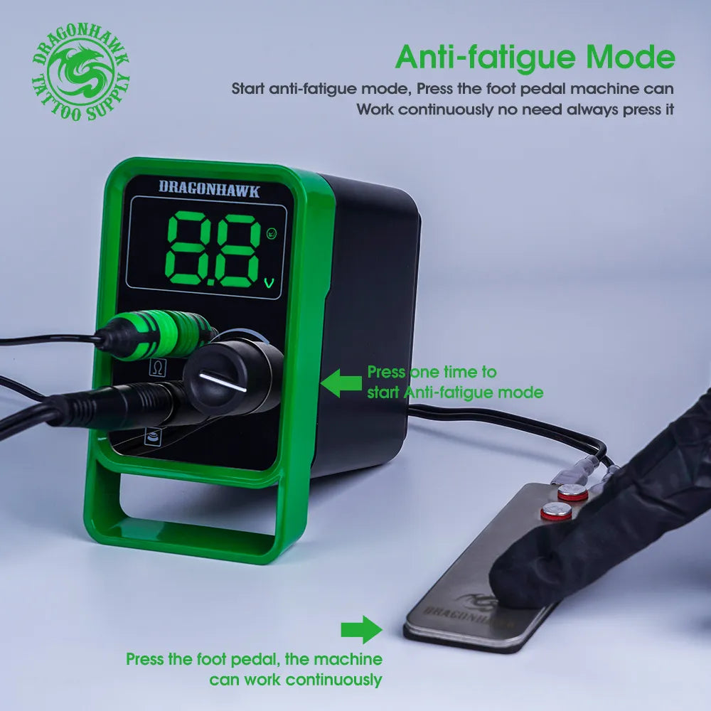 Dragonhawk Dual Mode LCD Screen Tattoo Power Supply