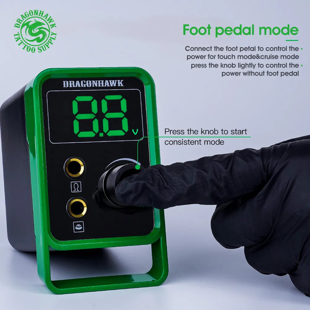 Dragonhawk Dual Mode LCD Screen Tattoo Power Supply