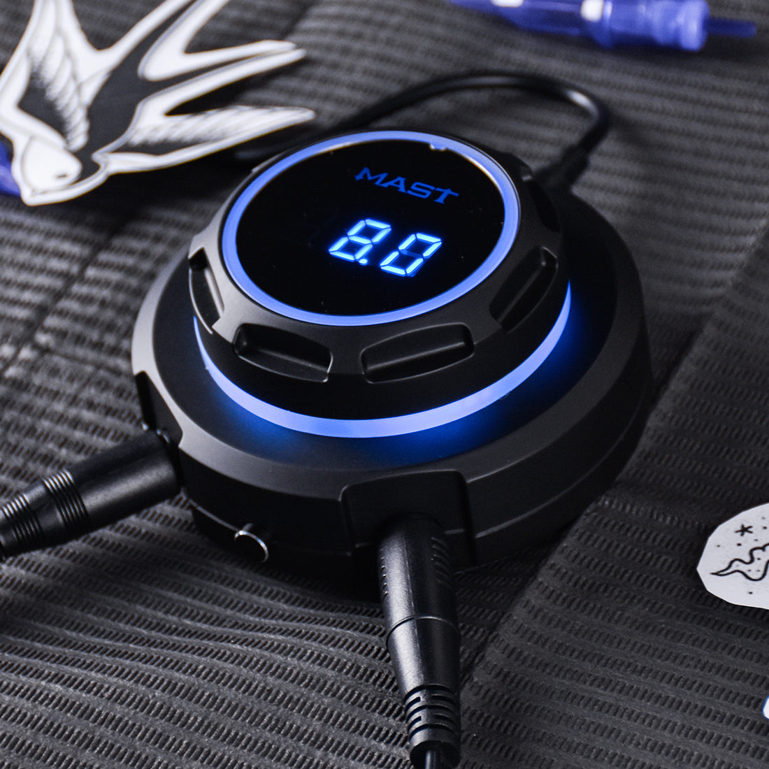 Mast Halo Power Supply Dual Mode Start-Up for PMU Tattoo Machines