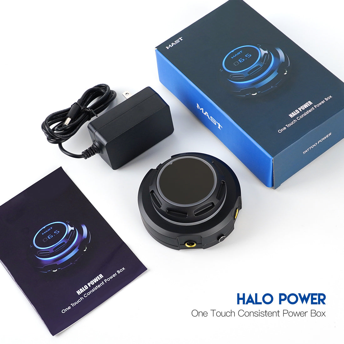 Mast Halo Power Supply Dual Mode Start-Up for PMU Tattoo Machines