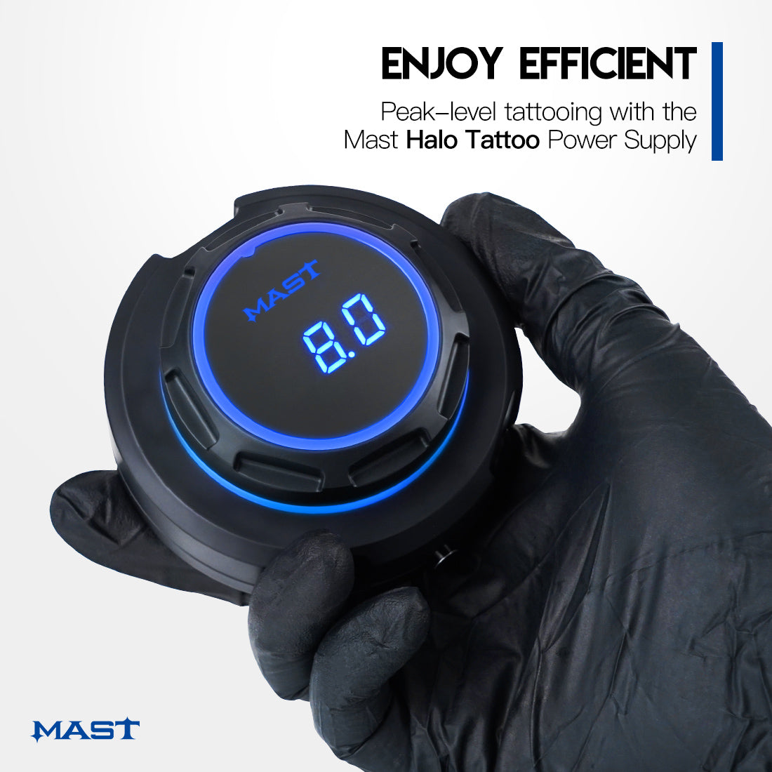 Mast Halo Power Supply Dual Mode Start-Up for PMU Tattoo Machines