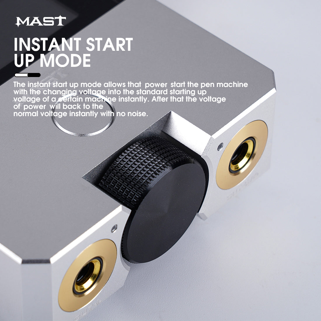 Mast Skate Dual Mode PMU Tattoo Power Supply with Start-Up Function