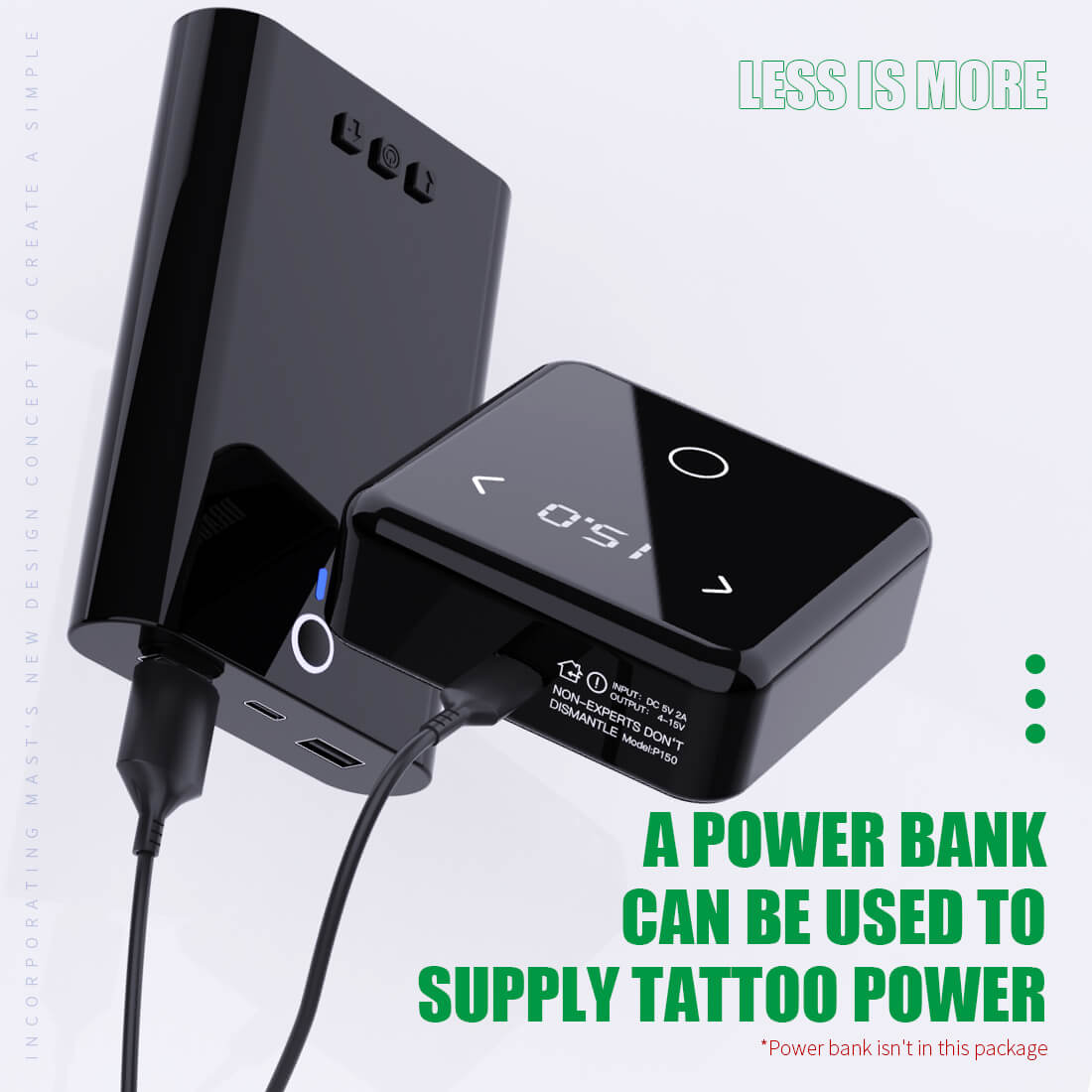 Dragonhawk P160 Dual Mode PMU Tattoo Power Supply