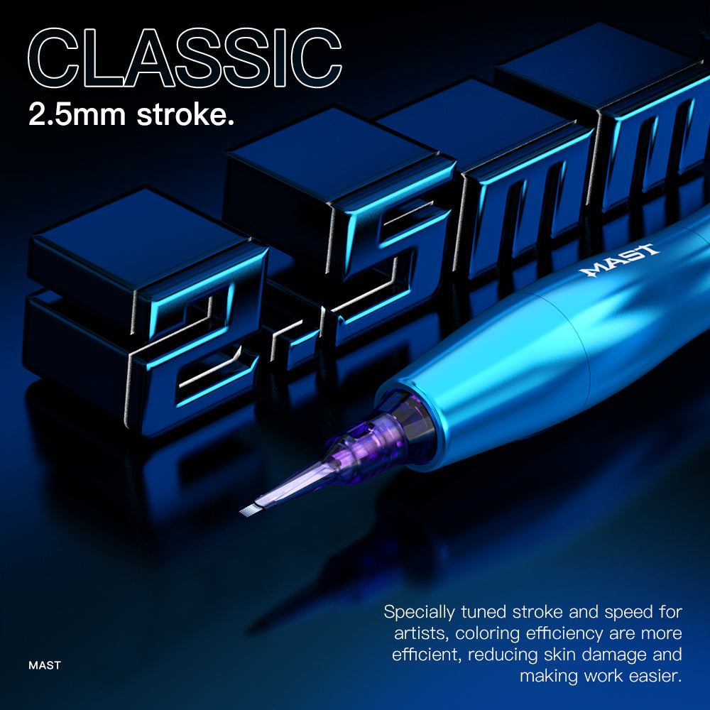 Mast P20 Kabelloses Tattoomaschinen-Set, professionelles Bundle mit Tinte