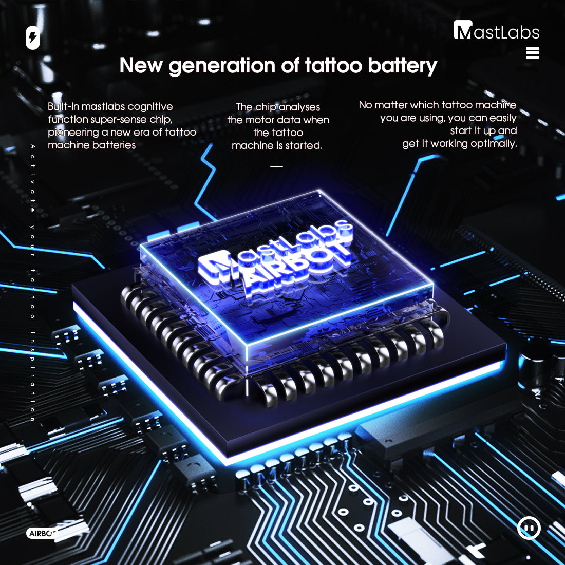 MastLabs Airbot Smart Wireless Battery 2PCS - Free Shipping