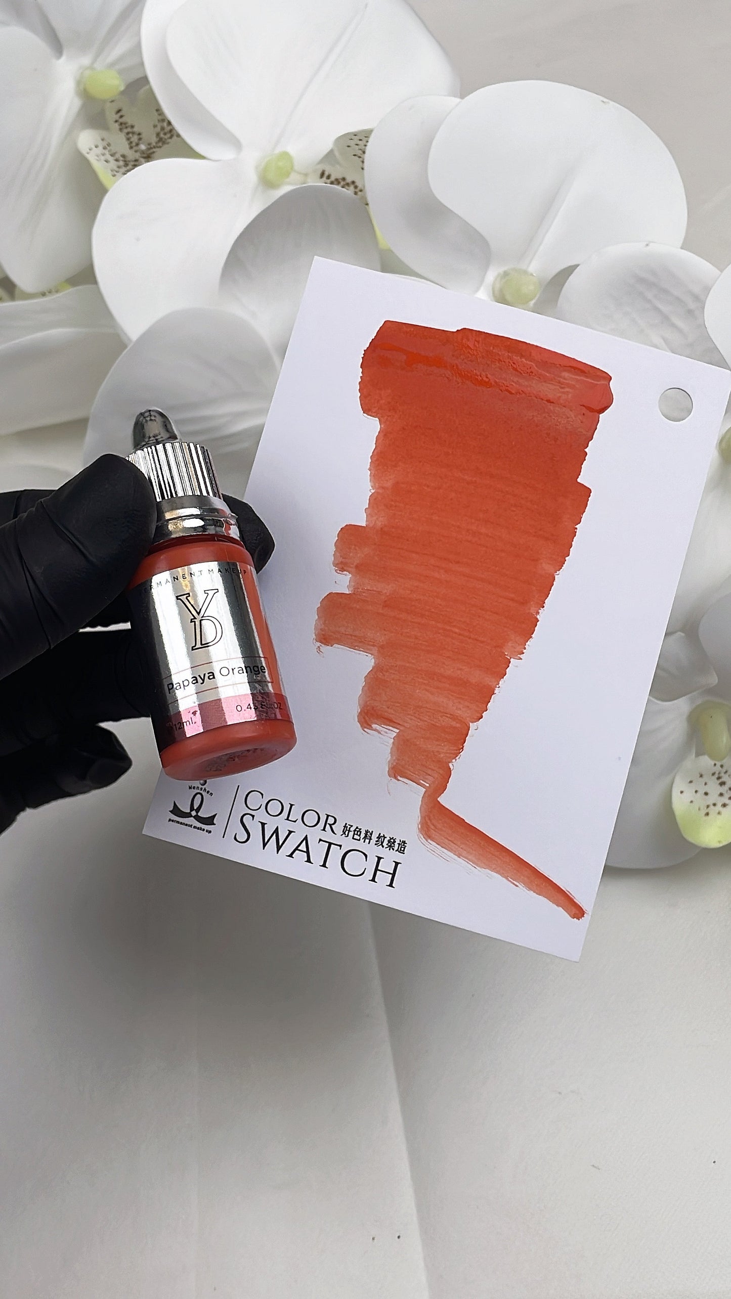 Papaya Orange – Powder Hybrid Liquid PMU Pigment