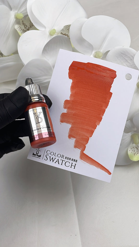 Papaya Orange – Powder Hybrid Liquid PMU Pigment