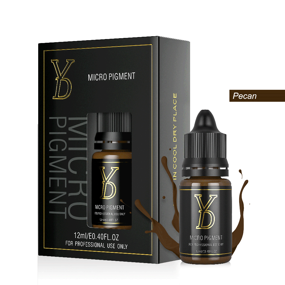 Premium Organic Liquid Pigment Set for Hairstroke Brows – 6 Universal Shades - Free Shipping
