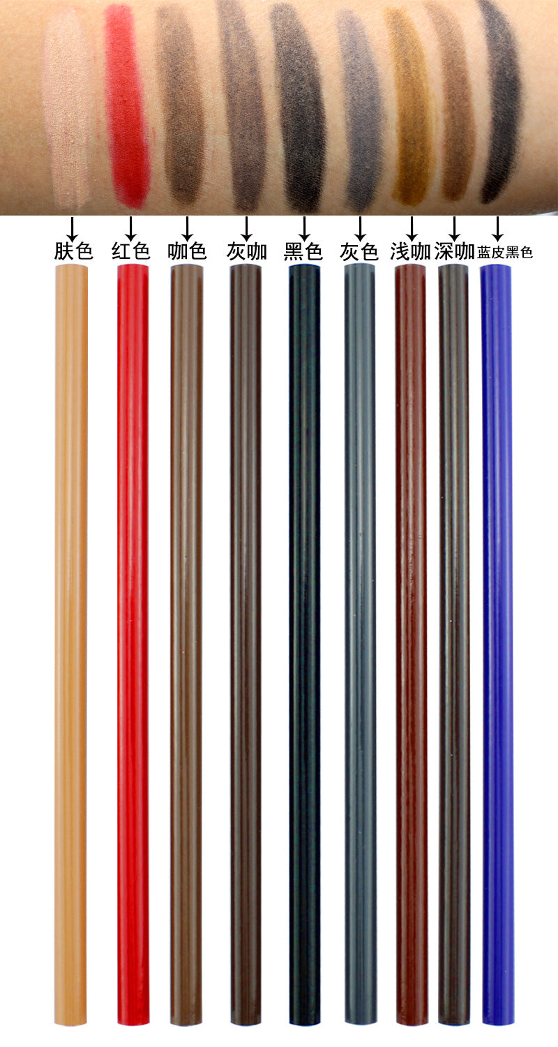 Waterproof & Numb-Resistant Brow Mapping Pencil Black and Red Color – 10PCS/PACK