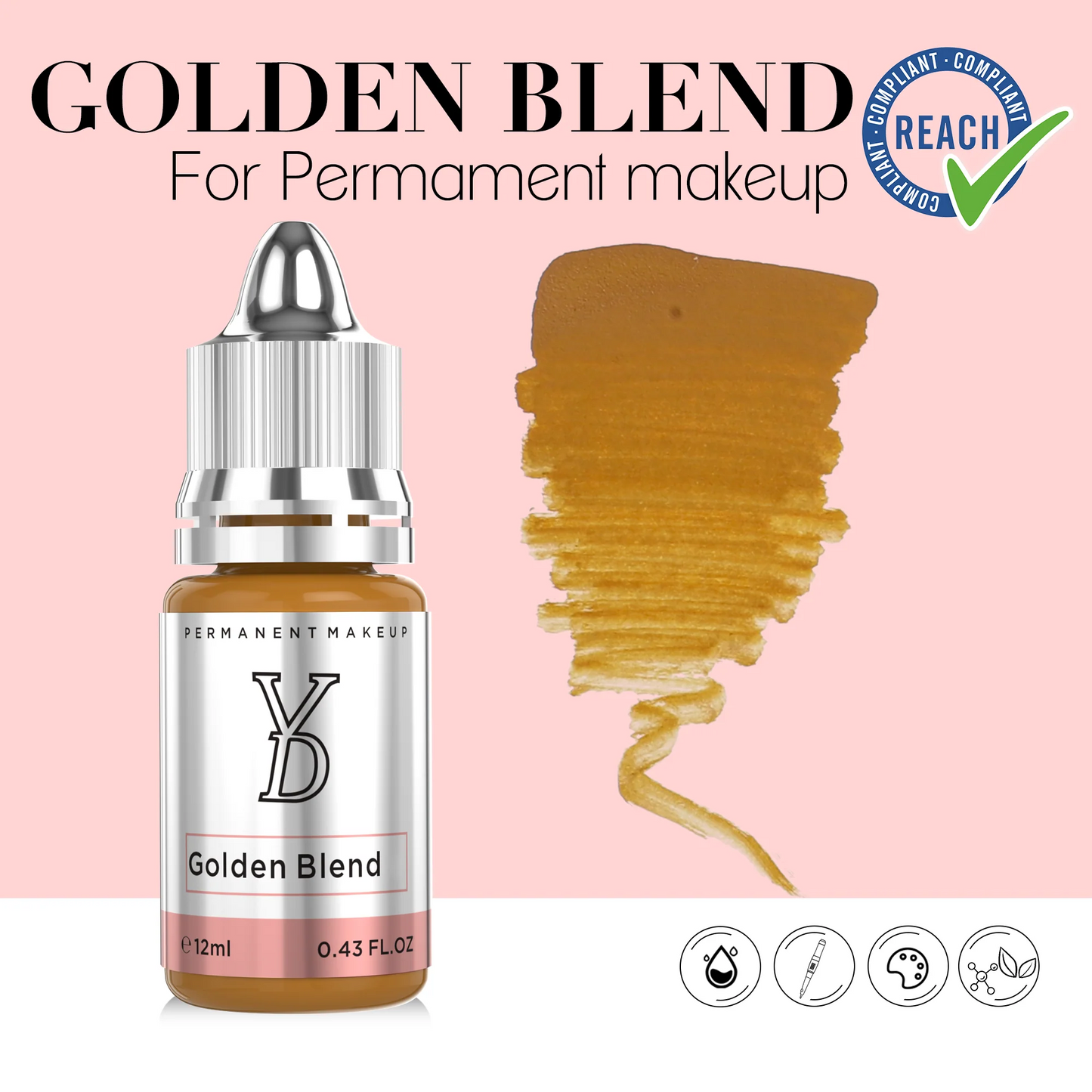 YD Powder Liquid Pigment 12ml Silver Cap – All 28 Colors
