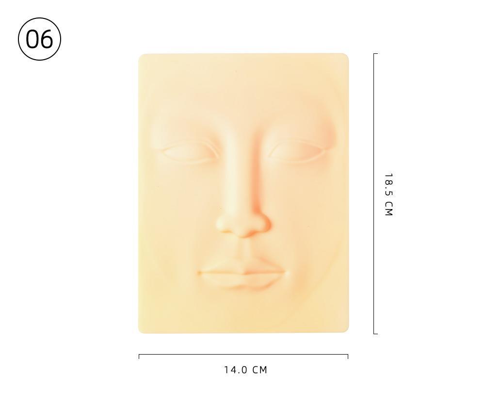 Piel de práctica facial: ideal para entrenamiento de microblading y maquillaje permanente - 10 piezas