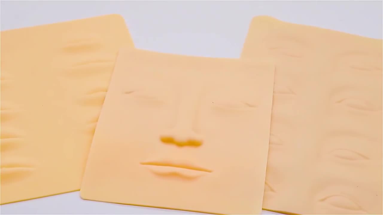 Piel de práctica facial: ideal para entrenamiento de microblading y maquillaje permanente - 10 piezas