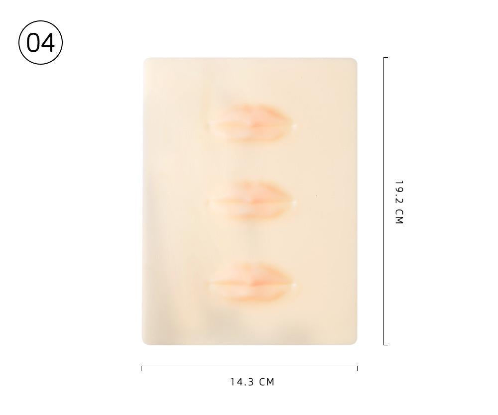 Piel de práctica facial: ideal para entrenamiento de microblading y maquillaje permanente - 10 piezas