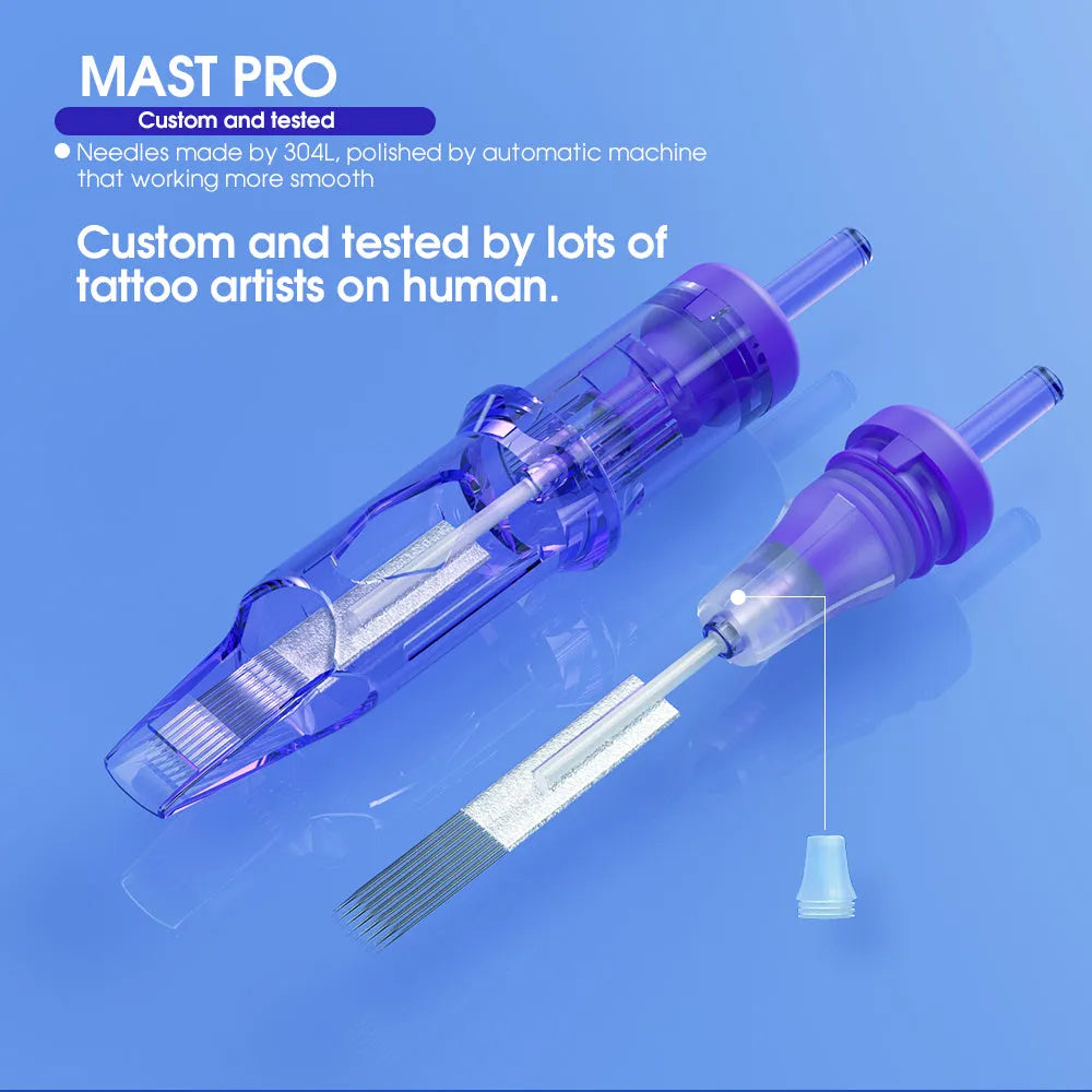 Mast Pro Tattoo PMU Universal Cartridges Needles - Box of 20