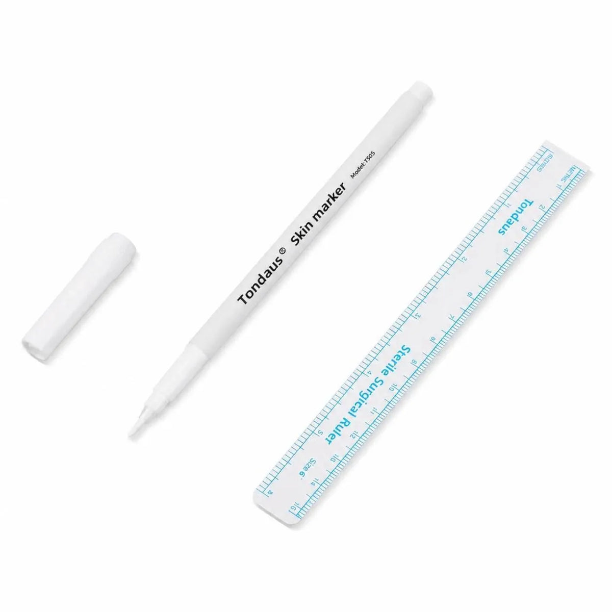 Professional White PMU Skin Marker Pen – 1.0mm Precision Brow Mapping Pen