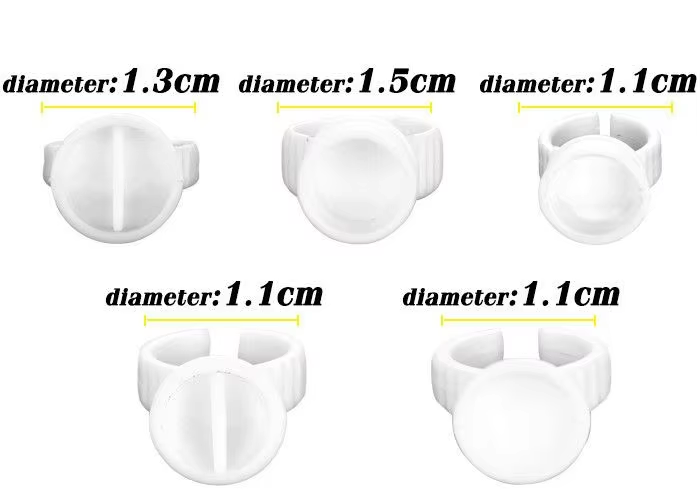 Disposable Ring Cups for Permanent Makeup Pigments – Essential Tool for PMU Artists