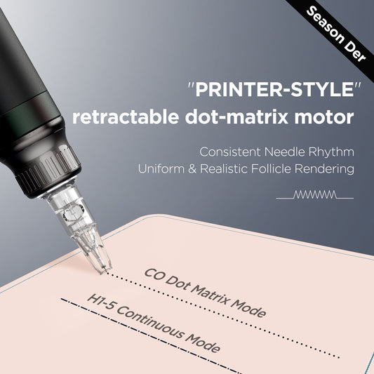 SEASON DER XV602 Scalp Micropigmentation Machine – Dot Matrix & Continuous SMP Modes