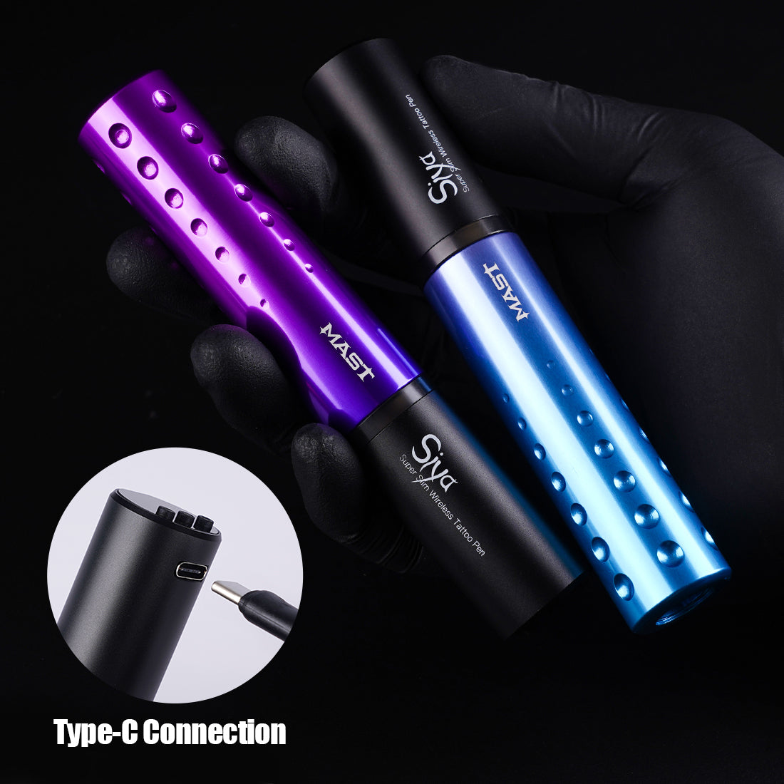 Mast Tour Siya Wireless PMU Tattoo Machine Pen - Free Shipping