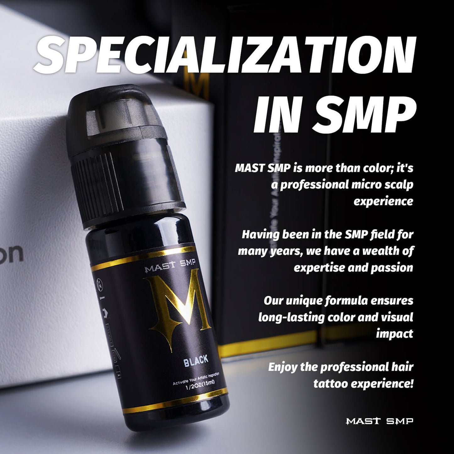 MAST SMP Ink for Scalp Micropigmentation – 0.5 OZ