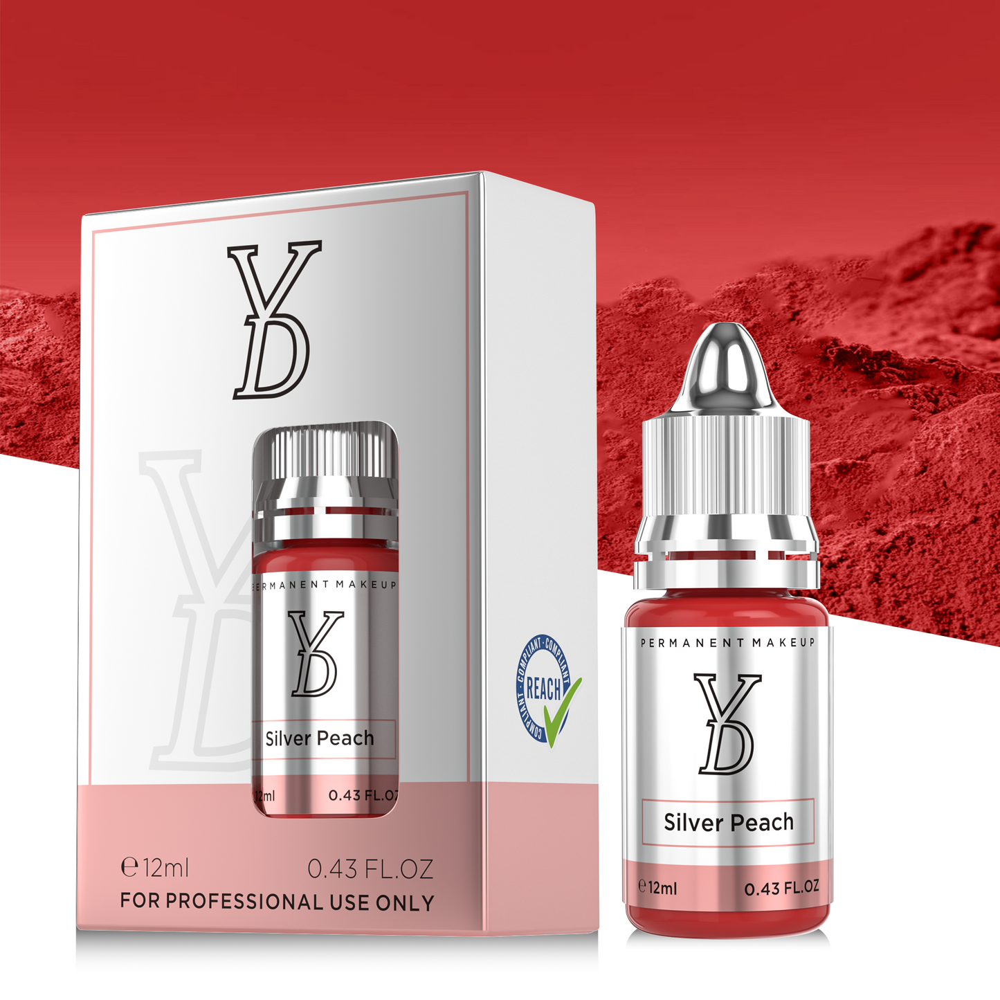 Silver Peach – Powder Hybrid Liquid PMU Pigment