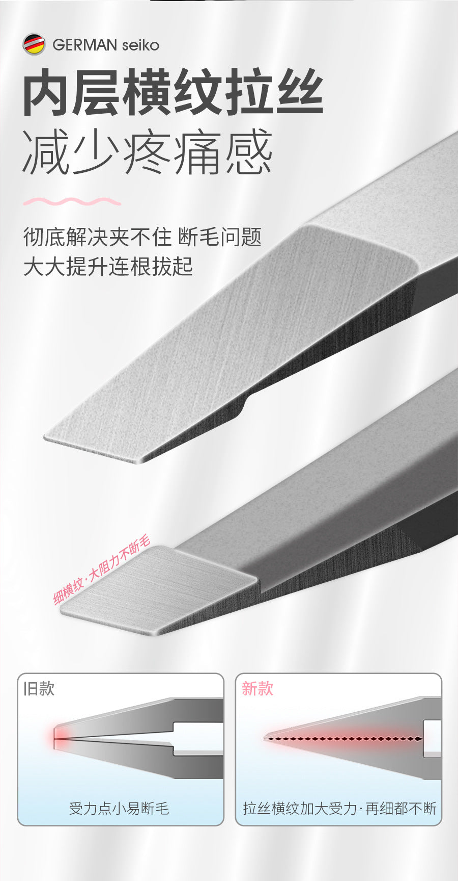 Premium Precision Slant-Tip Tweezers – High-Accuracy Hair Removal & Eyelash Application Tool