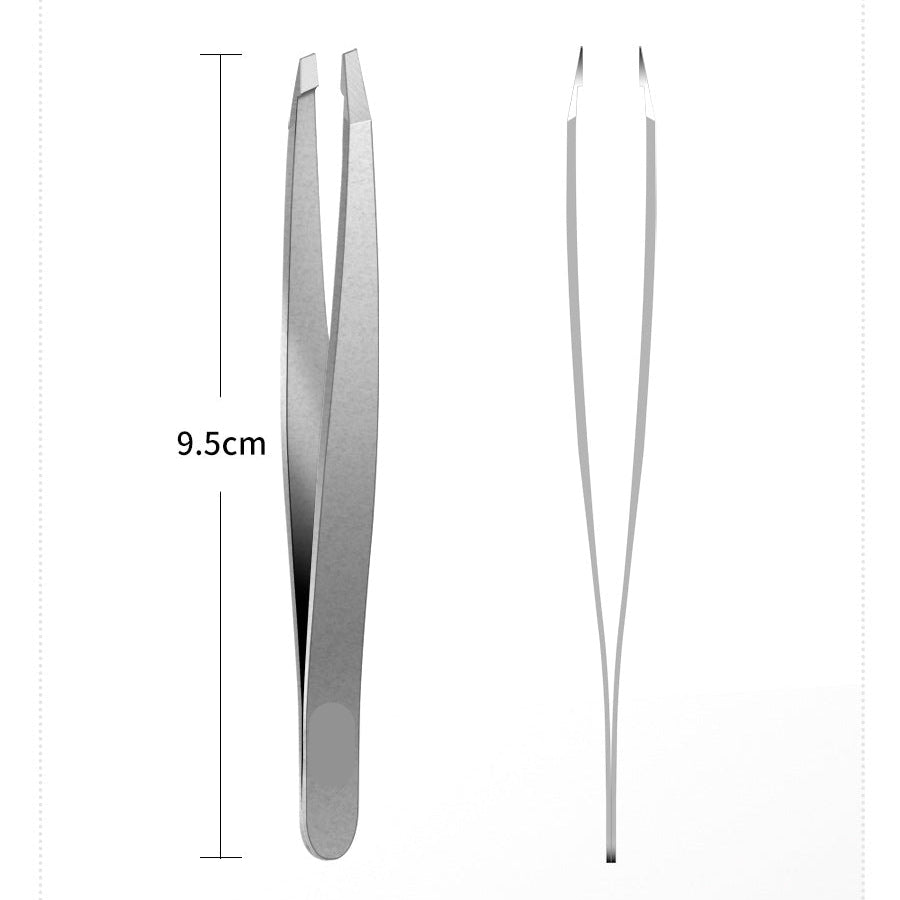 Premium Precision Slant-Tip Tweezers – High-Accuracy Hair Removal & Eyelash Application Tool