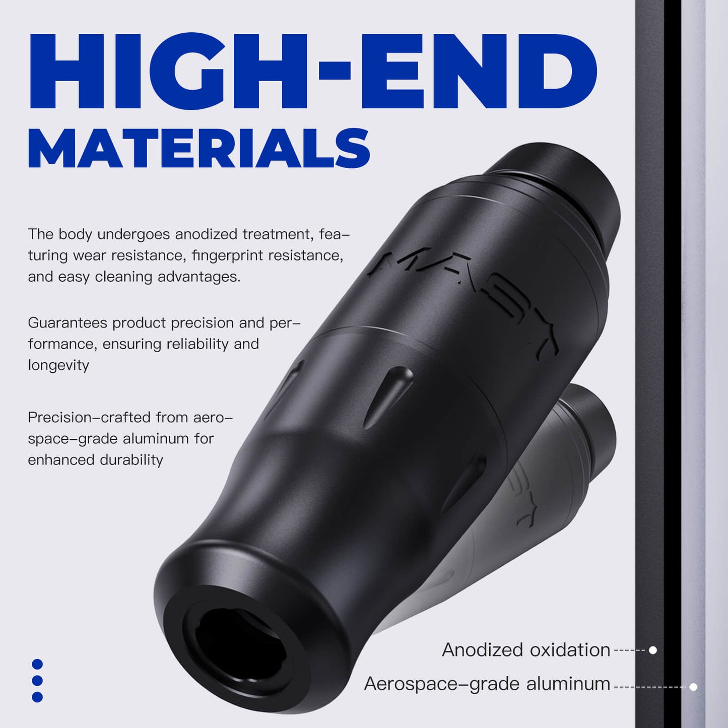 Dragonhawk Mast Sensor 2 Wireless Tattoo Machine 3.5MM Stroke Advanced Bundle