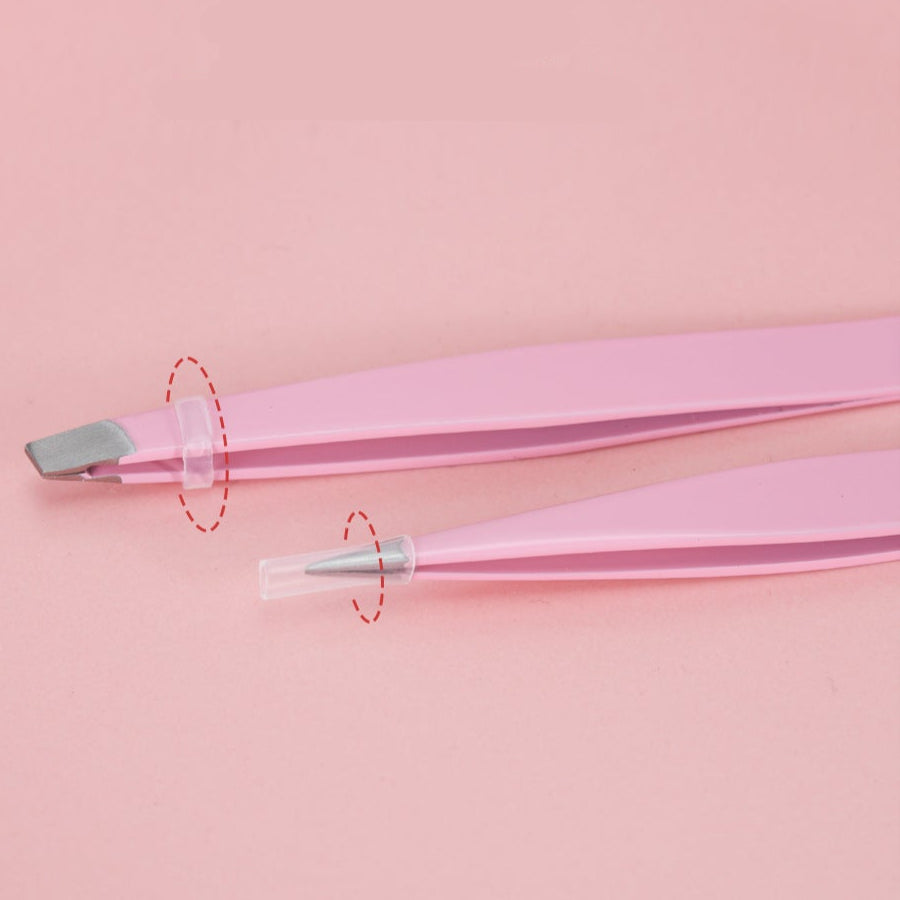 Premium Stainless Steel Tweezer Set – Precision Beauty Tool for Eyebrow Grooming & Facial Care