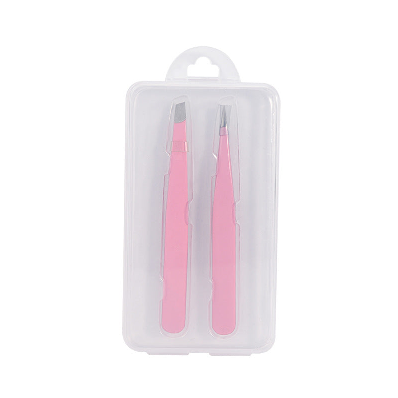 Premium Stainless Steel Tweezer Set – Precision Beauty Tool for Eyebrow Grooming & Facial Care