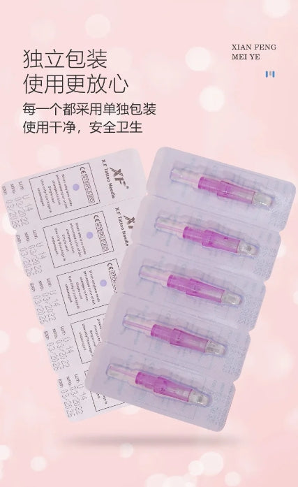 XF Upgrade Silicone U14 Special PMU Needle - 10PCS/Box (For Use Only with XF Machines – Not Compatible with Other Devices)