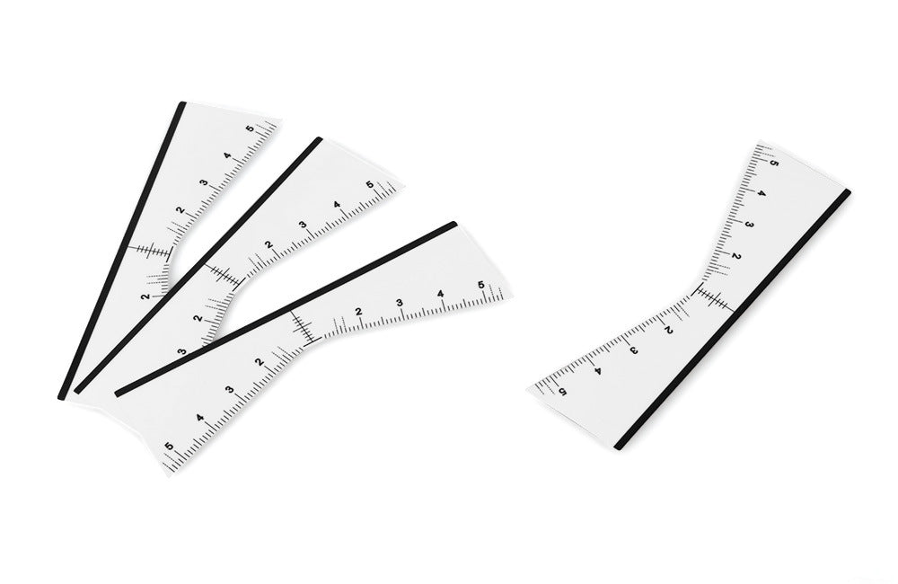 V-Shape Eyebrow Stencil Stickers – Effortless Brow Shaping for Beginners and Professionals- 5 Packs