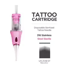 V6 Universal Needle Cartridge β Integrated Pink Silicone Design - 10PCS/BOX