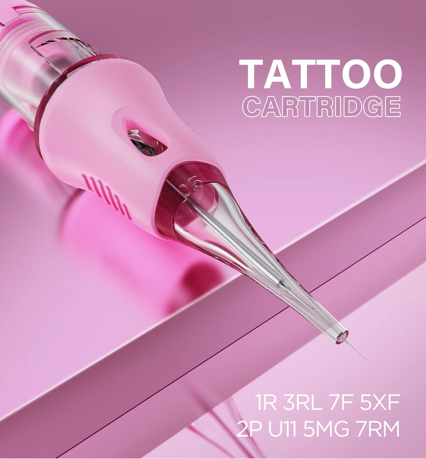 V6 Universal Needle Cartridge β Integrated Pink Silicone Design - 10PCS/BOX