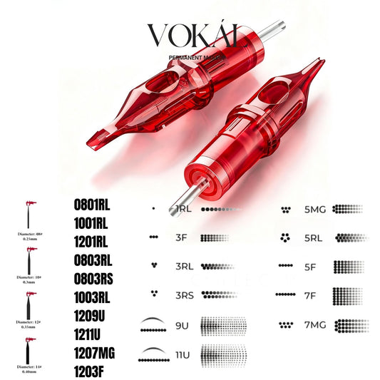 VOKAL Universal Cartridge Needle – 10PCS/BOX