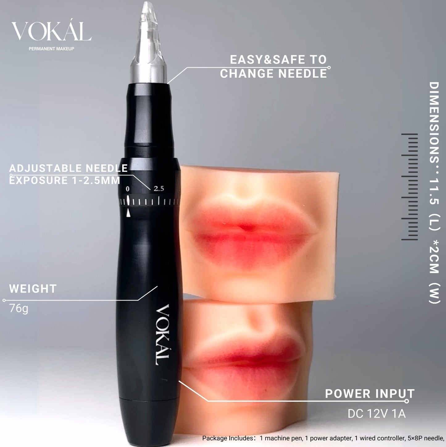 VOKAL 20MINS FLASHLIP PMU Machine