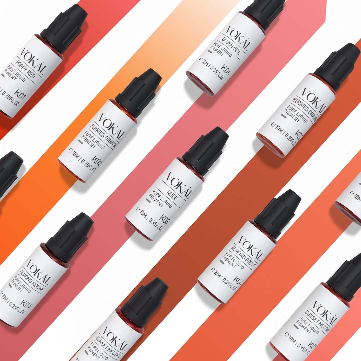 VOKAL™ Professional Water-Based Pigments – 10ml Collection