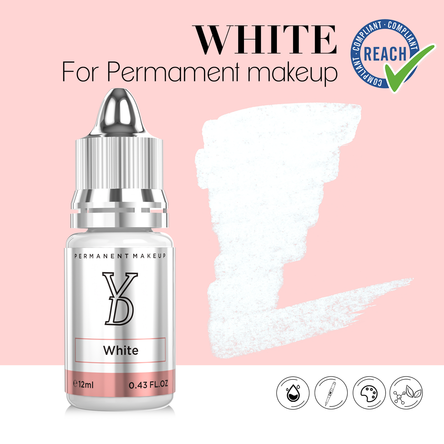 YD Powder Liquid Pigment 12ml Silver Cap – All 28 Colors