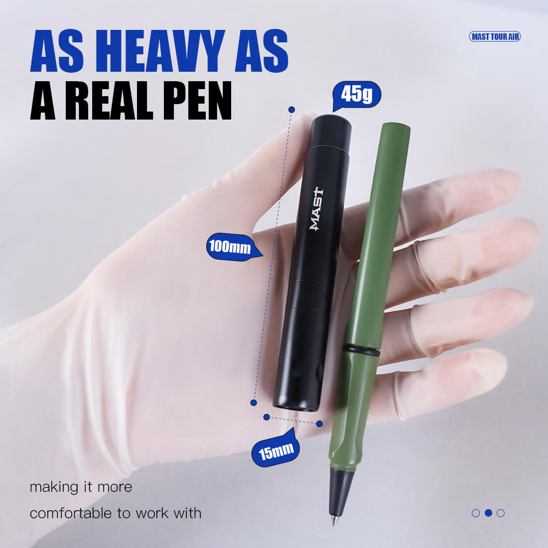Mast Tour Air PMU Tattoo Machine Rotary Pen WQ006
